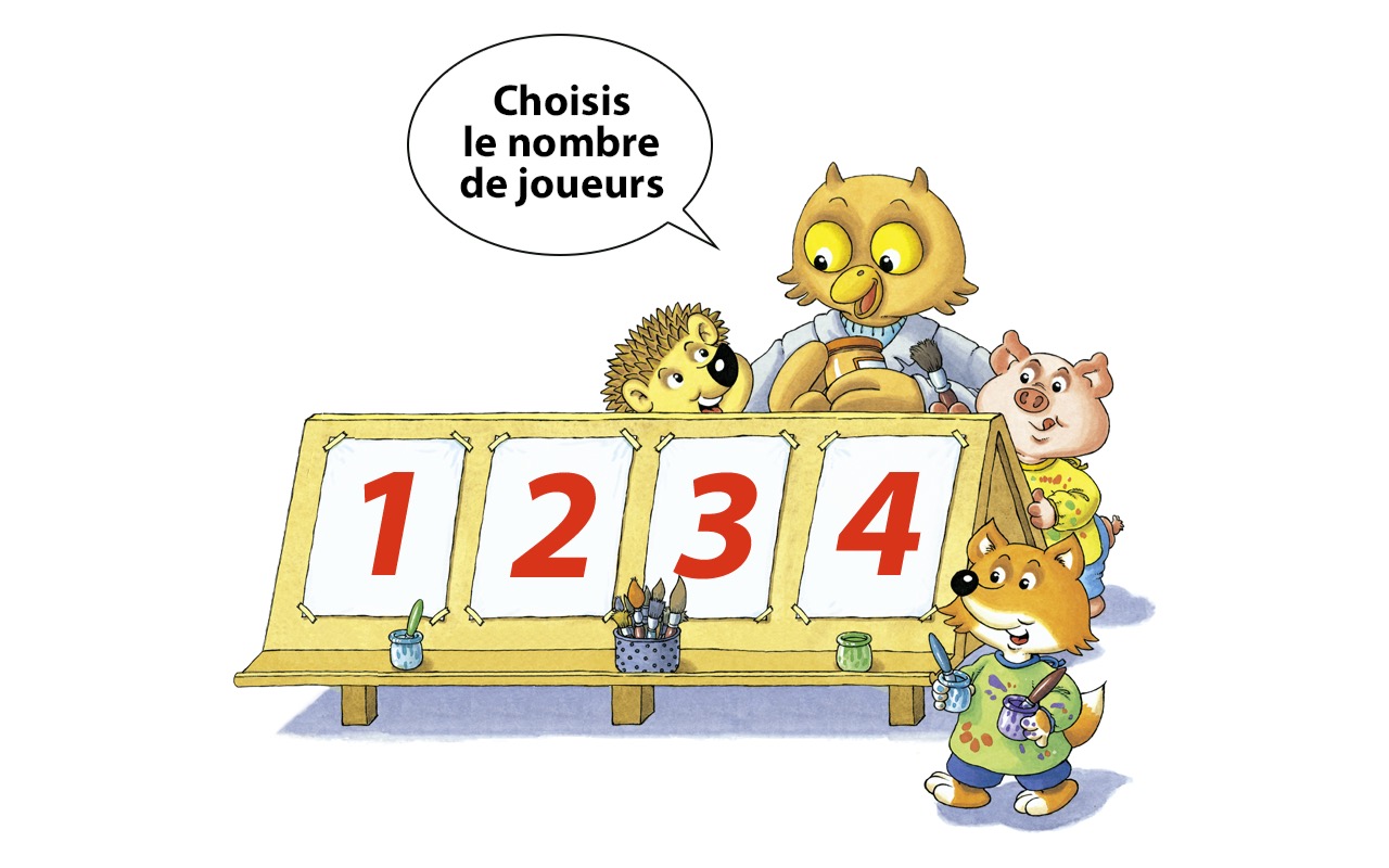 Mini-loup : jeu smartphone tablette pour les 4-7 ans - Hachette Jeunesse - Mediatools : choix nombre de joueurs