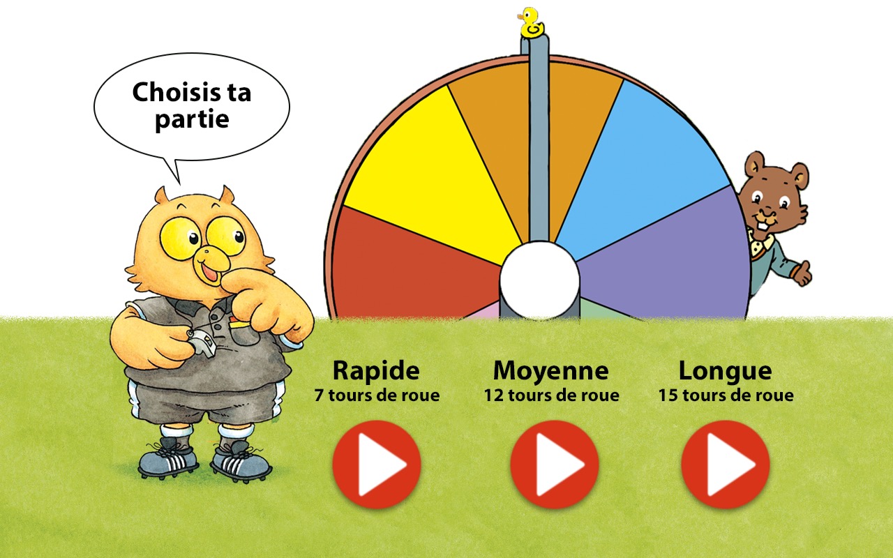 Mini-loup : jeu smartphone tablette pour les 4-7 ans - Hachette Jeunesse - Mediatools : choix durée partie