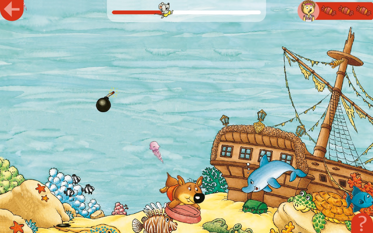 Mini-loup : jeu smartphone tablette pour les 4-7 ans - Hachette Jeunesse - Mediatools : jeu pirates