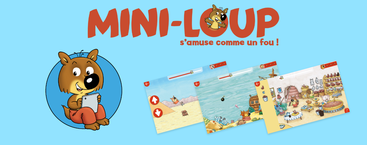 Mini-loup s'amuse comme un fou ! : jeu smartphone et tablette - Hachette - Mediatools